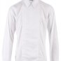 AUTH DRIES VAN NOTEN WHITE COTTON CARRICK DRESS SHIRT FUNNEL NECK EU52 US L