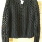 AUTH DRIES VAN NOTEN BLACK CABLE KNIT CHUNKY RUNWAY FW'13 SWEATER