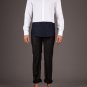 AUTH DRIES VAN NOTEN RUNWAY TWO TONE BLACK/WHITE SHIRT POINTED COLLAR EU52 US L