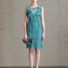 NWT PHILOSOPHY DI ALBERTA FERRETTI SLEEVELESS GREEN LACE COCKTAIL DRESS sz48/12