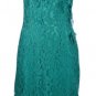NWT PHILOSOPHY DI ALBERTA FERRETTI SLEEVELESS GREEN LACE COCKTAIL DRESS sz48/12
