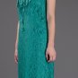 NWT PHILOSOPHY DI ALBERTA FERRETTI SLEEVELESS GREEN LACE COCKTAIL DRESS sz48/12