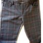 $2.3K AUTH CoSTUME NATIONAL HOMME BLACK LEATHER WITH WOOL SKINNY PANTS IT54 US40