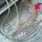 Peach Oval Pearl Jewelry Set Lot