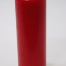 UNSCENTED COLUMN Candle (red)
