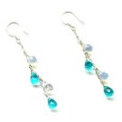 Taolei Sterling silver earrings (Turquoise, opal)