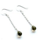 Taolei Sterling silver earrings (smokey quartz)