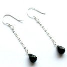 Taolei Sterling silver earrings (black onyx)