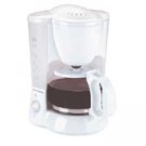 Electric 4-Cup Coffee Maker in White
