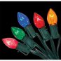 Home Accents C7 25 Count Multicolor Christmas Light Set