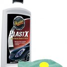 MEGUIAR'S PlastX Clear Plastic Cleaner & Polish Bundle with Microfiber Cloth & Foam Pad MEGUIAR'S PlastX Clear Plastic Cleaner & Polish Bundle with Microfiber Cloth & Foam Pad