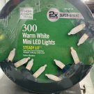 Home Accents 86.92 ft. 300-Light Warm White Mini LED Lights