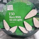 Home Accents 49.6 ft. 150-Light Warm White C6 LED Lights