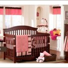 Banana Fish Raspberry Truffle 4PC Crib Bedding Set