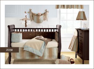 Banana Fish Logan 4PC Crib Bedding Set