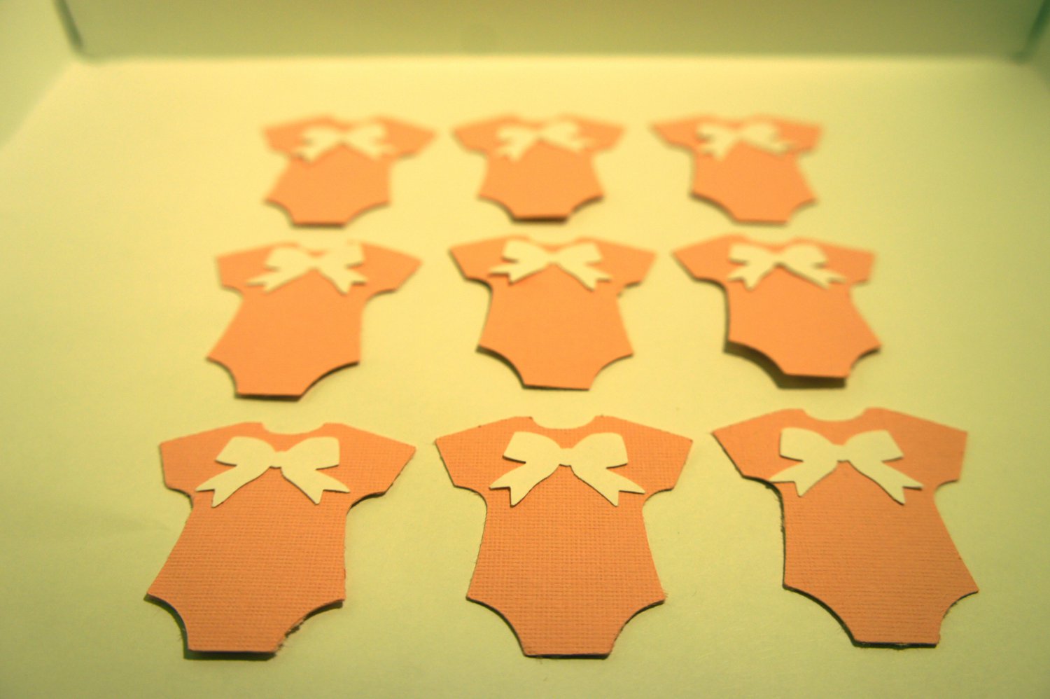 Baby Onesie Outfit Die Cut Paper Piecing Punches