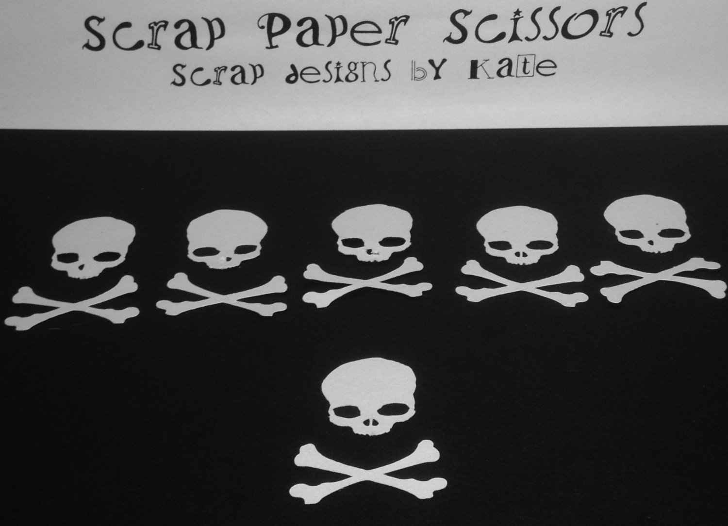 Skull Cross bones Paper Punch Punchies Party Scatter Confetti