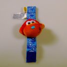 Infantino Monkey Wrist Ankle Rattle 2006 Crinkle Sound Vibrant Colors Baby Toy