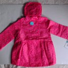 Carter's Baby Girl Coral Double Breasted Raincoat Jacket Slicker 24 Months NWT