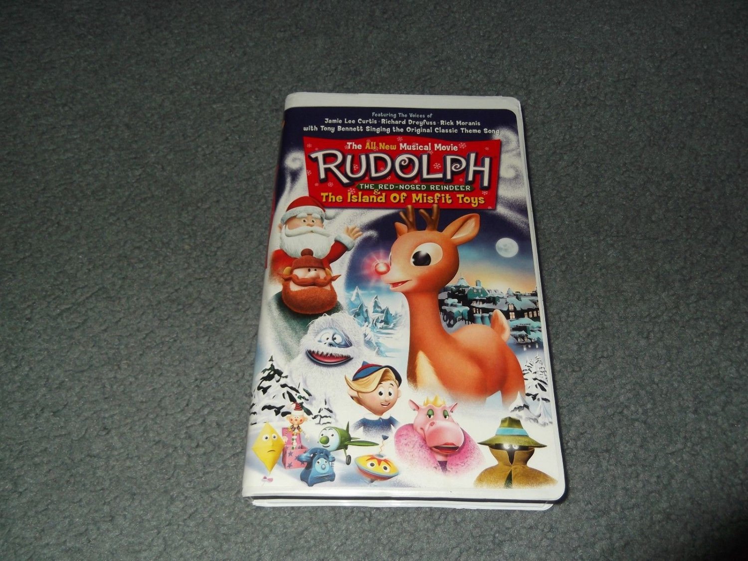 2001 Rudolph the Red-Nosed Reindeer & Misfit Toys VHS Musical Movie 74 Minutes