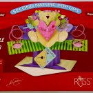 Russ 3D Pop Ups Greeting Cards Teddy Bear Birthday Unique Brand New