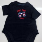 Jumping Beans Baby Boy Creeper Bodysuit Monster Truck 9 Months NWT Navy Blue