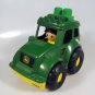 Mega Bloks John Deere Lil' Tractor with Driver Figure & 1 Block First Builders