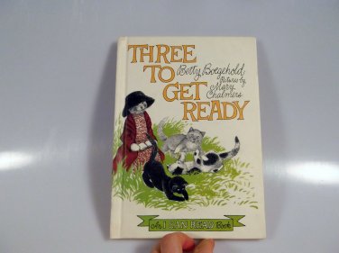 Three To Get Ready I Can Read Book Vintage Hardcover Boegehold Chalmers 1965 Home School