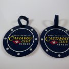 New Disney Cruise Line DCL Castaway Club Member Blue Luggage Tags (Set of 2)