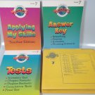 Silver Burdett Ginn Math Teacher Resource Books Grade 7 Home School Answer Keys
