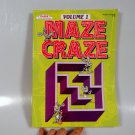 Maze Craze Volume 1 Kappa #1 in Puzzles Book 2003 Brand New Great Gift
