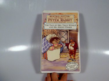 Beatrix Potter Peter Rabbit Tale Mrs. Tiggy Winkle Jeremy Fisher VHS Video Tape