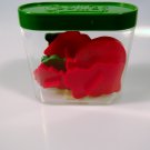 Christmas Cookie Cutters Set of 8 in Plastic Storage Container Angel Star Santa