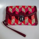 Vera Bradley Ultimate Wristlet  Clutch Wallet Bohemian Chevron Mother's Day NWT