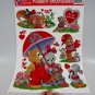 Valentine's Day Magic Cling Window Decorations Bears Rabbit Squirrel Chipmunk