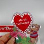 Valentine's Day Magic Cling Window Decorations Bears Rabbit Squirrel Chipmunk