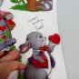 Valentine's Day Magic Cling Window Decorations Bears Rabbit Squirrel Chipmunk