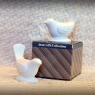 *NIB* Old-Stock Avon Porcelain Dove Candle Holders