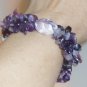 Amethyst Swirl Beautiful Beaded Gem Bracelet NWT