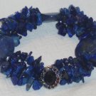 Midnight Blue  12.3 Grams Lapis Beaded Bracelet NWT