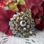 Vintage antique aurora borealis broach pin