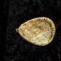Vintage antique Hand-painted floral pendant