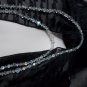 Antique vintage aurora borealis crystal beads necklace