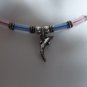 FREE SHIPPING TO USA/CAN artisan handmade dolphin bead necklace, choker