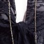 FREE SHIPPING USA/CAN Vintage antique Aurora Borealis beaded necklace, extra long