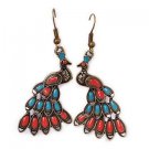 Fashion Jewelry Vintage Peacock Earrings Jewelry : E1004