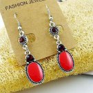 Vintage Ethnic Red Teardrop Beads MAYA Earrings : E1009