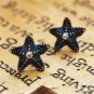 1Pair Antique Blue Earrings