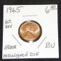1965 Lincoln Cent 2X "Errors" BU -