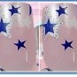 24PCS PRE DESIGNED HAND BEAUTY ACRYLIC Nail Art Glitter Star False Nails +Glue.